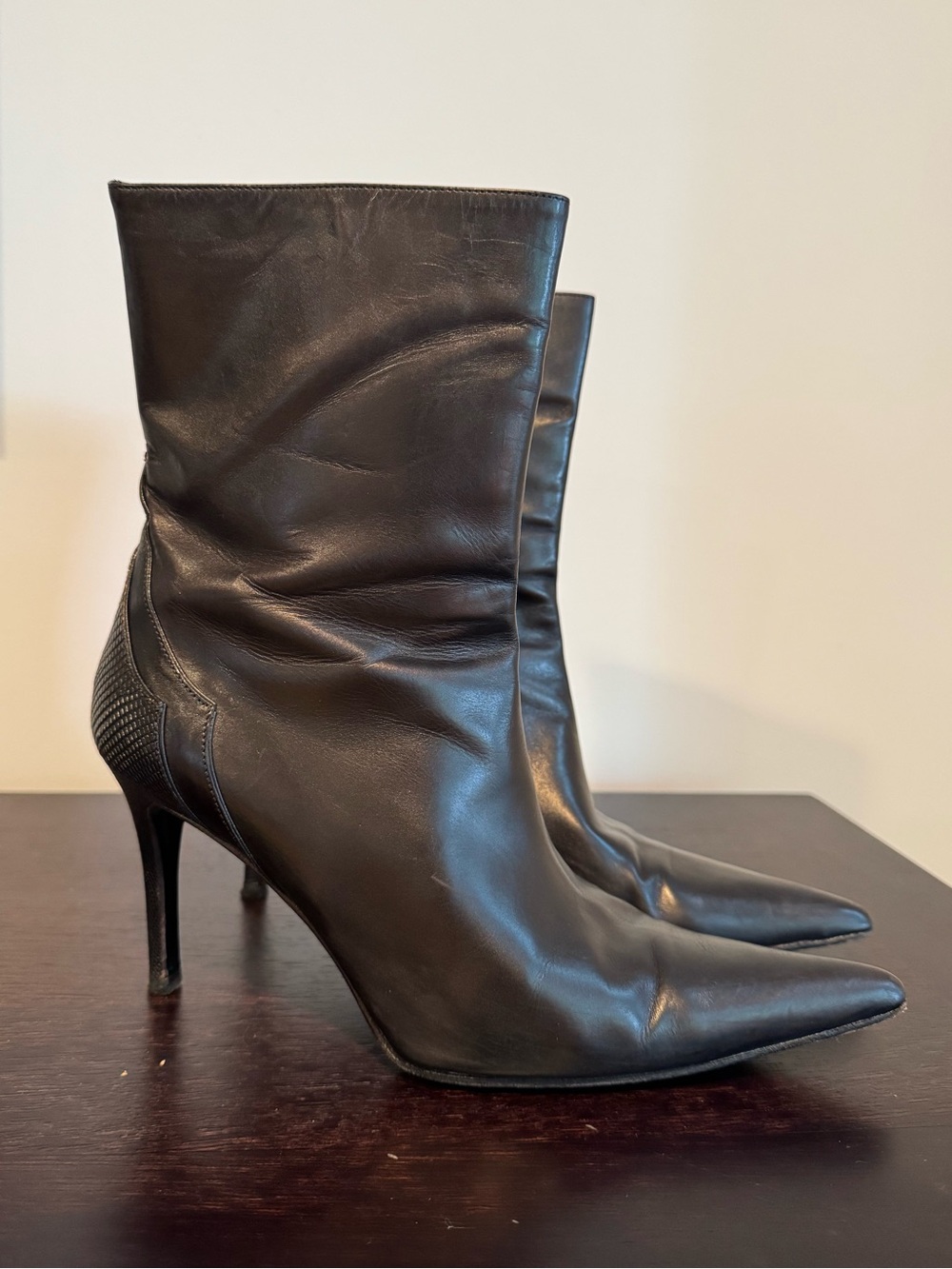 Cole Haan Black Leather Boots